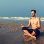 man meditating
